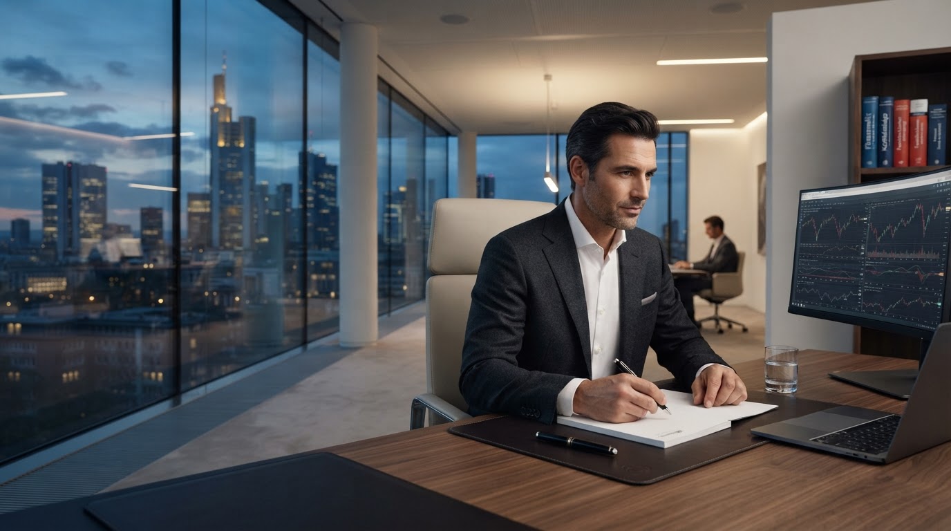 IGM Brokers Analystenarbeitsplatz mit Echtzeit-Finanzdaten